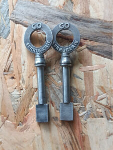 Ébauches de clef pour pompe Fichet NS 232 à panneton centré